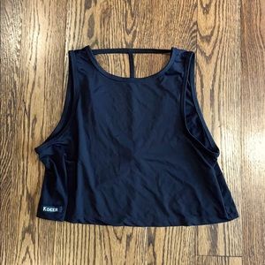 KDEER black athletic tank